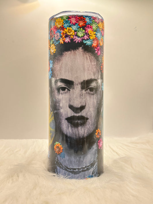 20oz Skinny Tumbler - Frida Kahlo