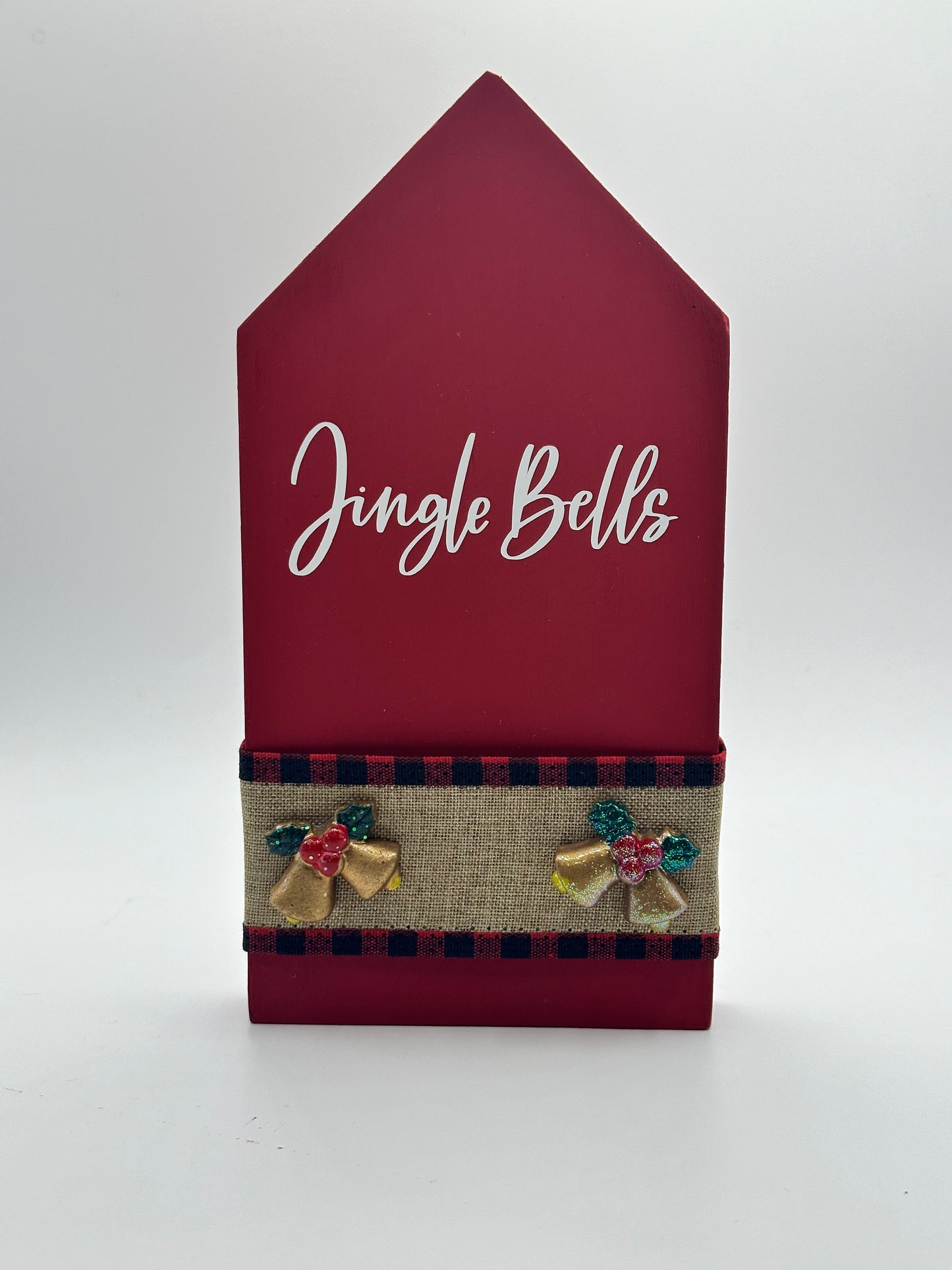 Decorative Wooden Casita - Enchanting Christmas Village: Handcrafted Mini Wooden Houses