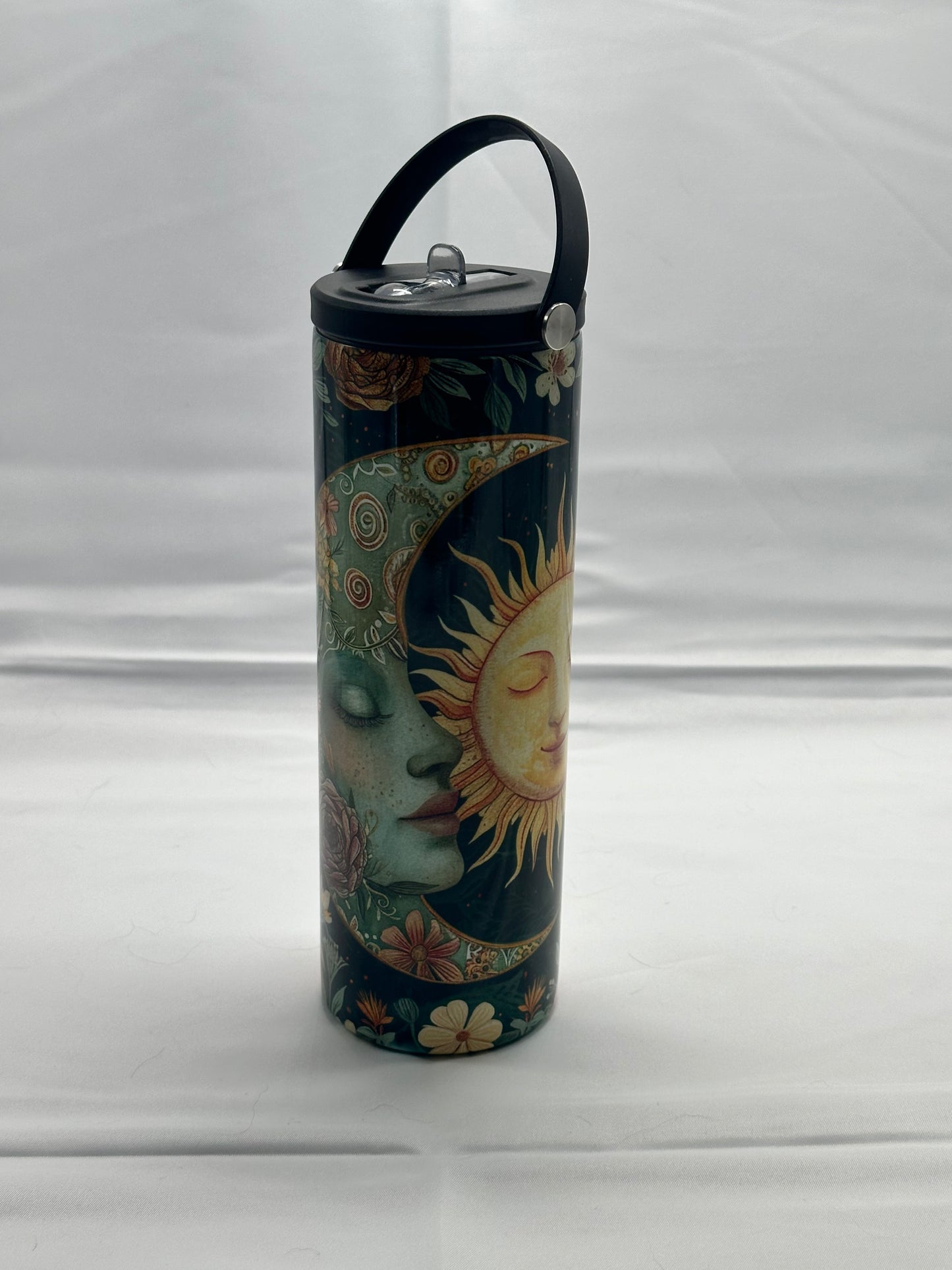 20oz Water Bottle - Beautiful Sun and Moon