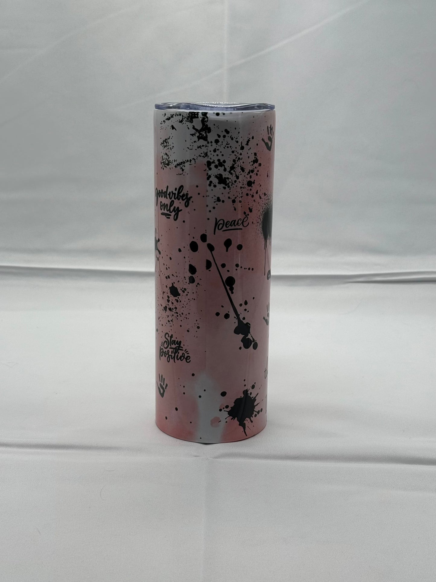 20oz Skinny Tumbler - Good Vibes Only
