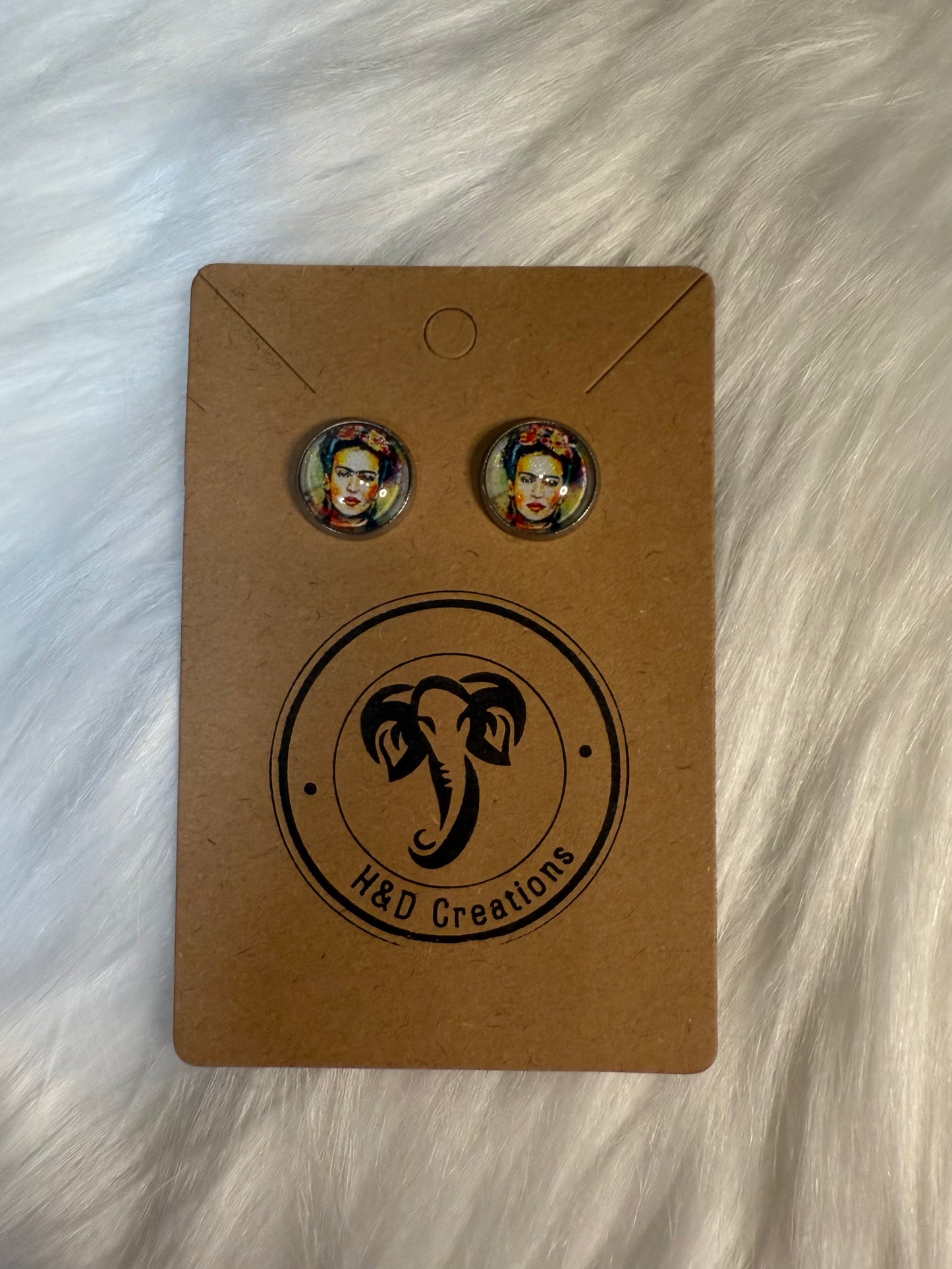 Beautiful Frida Kahlo - Stud Earrings 12mm