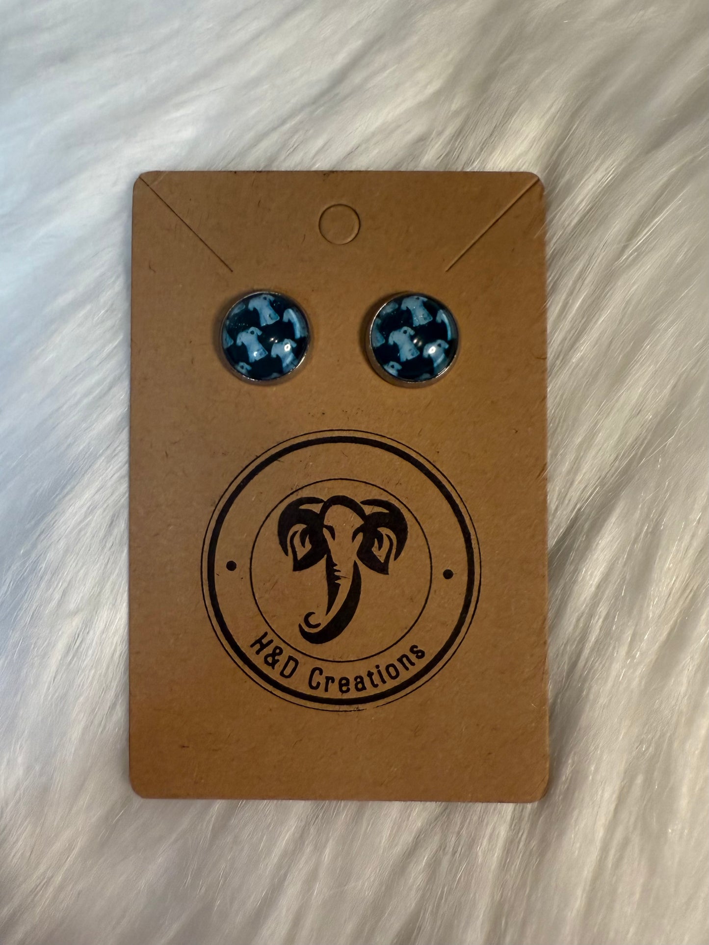 Nurse Scrubs - Stud Earrings 12mm