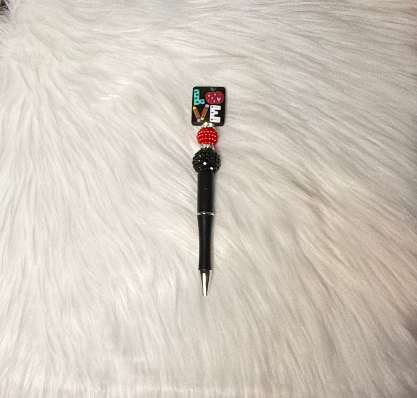 Love to Teach Beaded Pen
