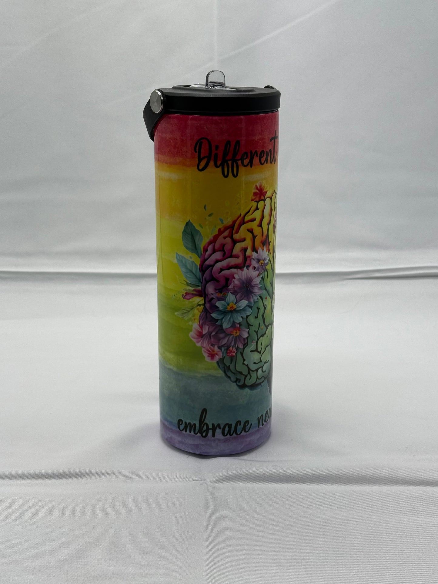 20oz Tumbler Water Bottle - Different Not Less