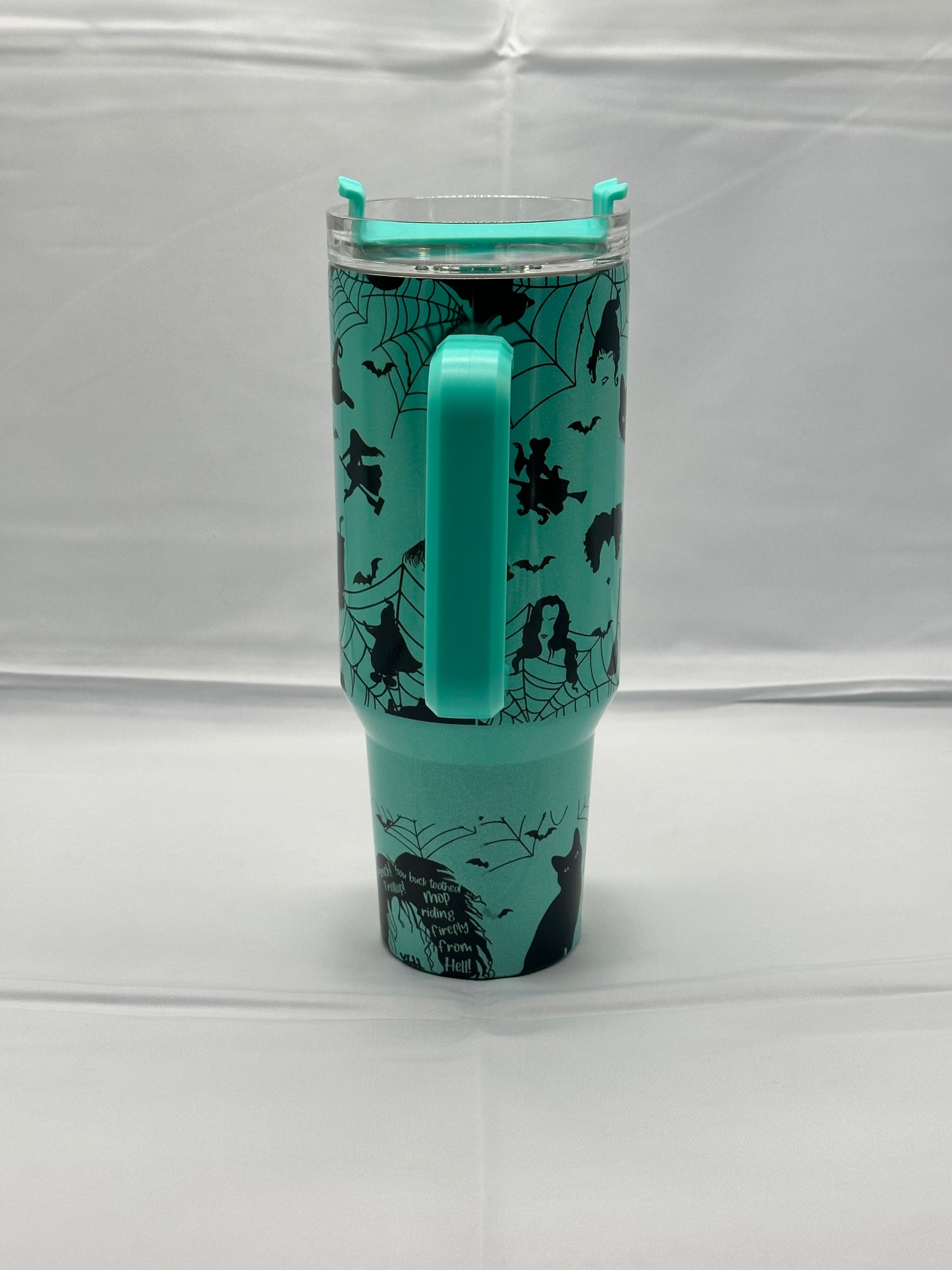 40oz Green Tumbler – Witchy Vibes