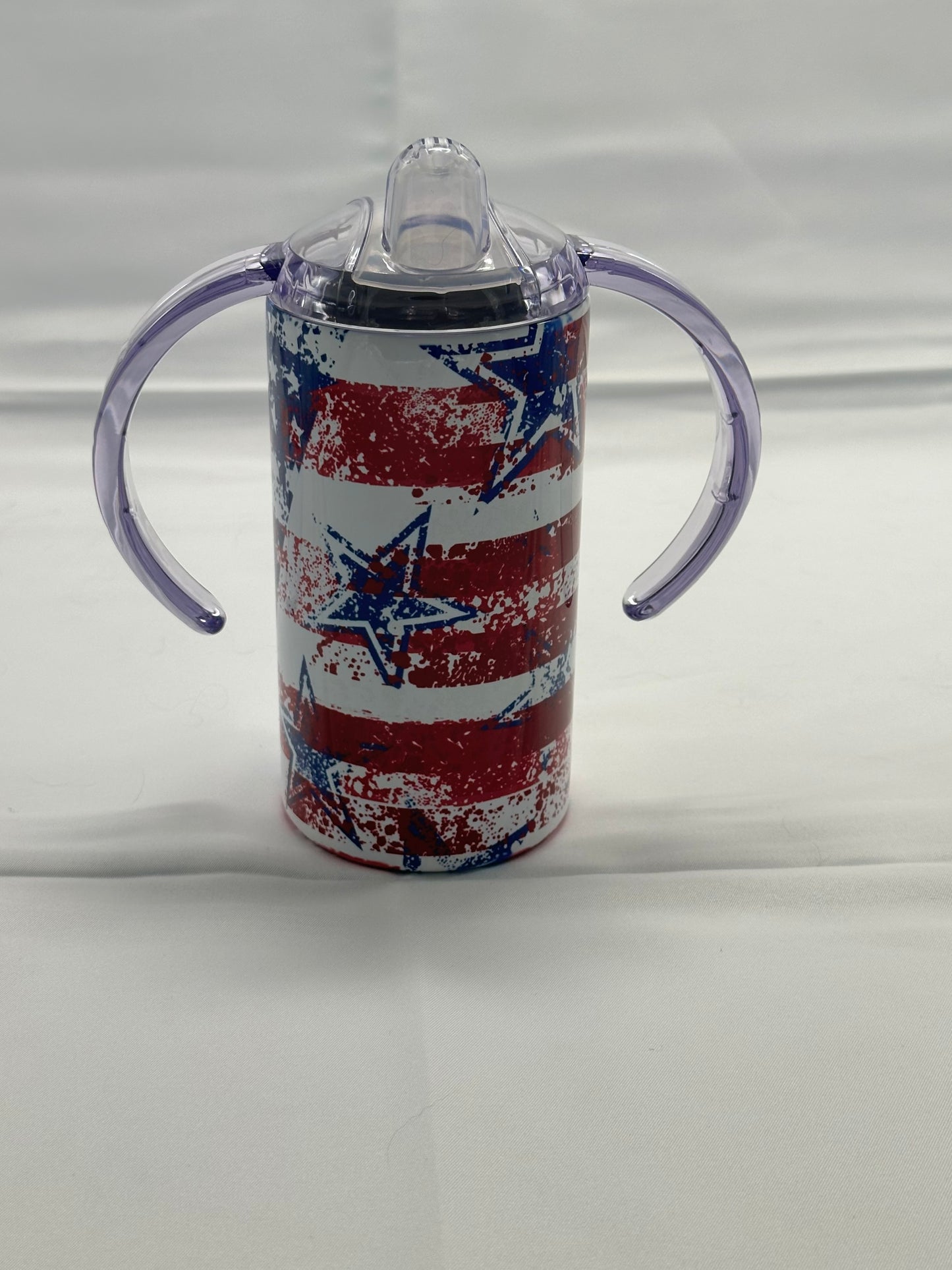 12oz Convertible Sippy Cup Tumbler - 4th of July - Stars and Stripes