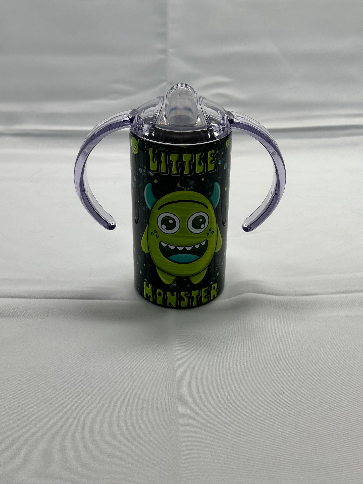 12oz Convertible Sippy Cup Tumbler - Green Little Monster