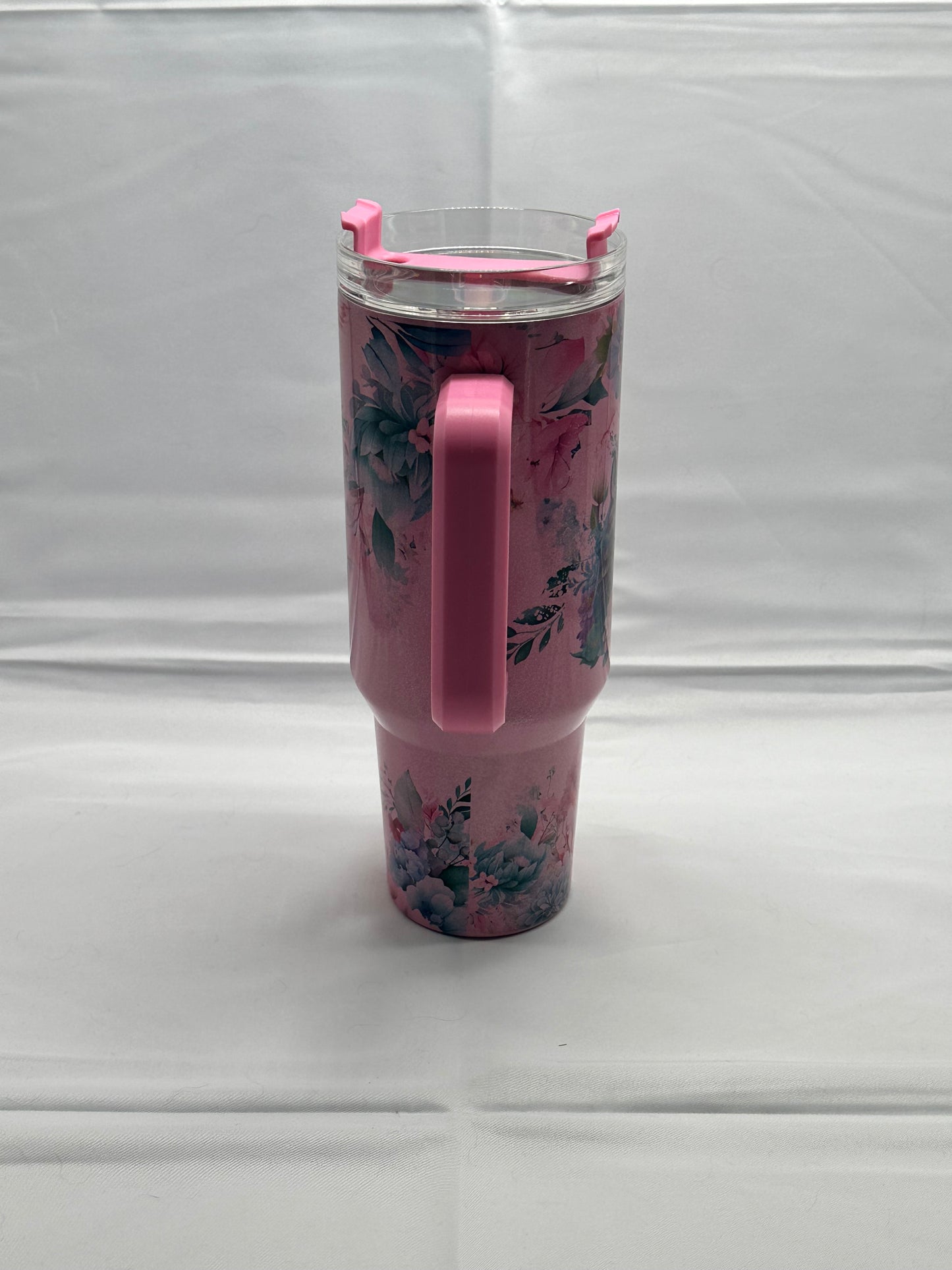 40oz Pink Owl-Themed Stainless Steel Tumbler – Insulated Travel Mug with Lid