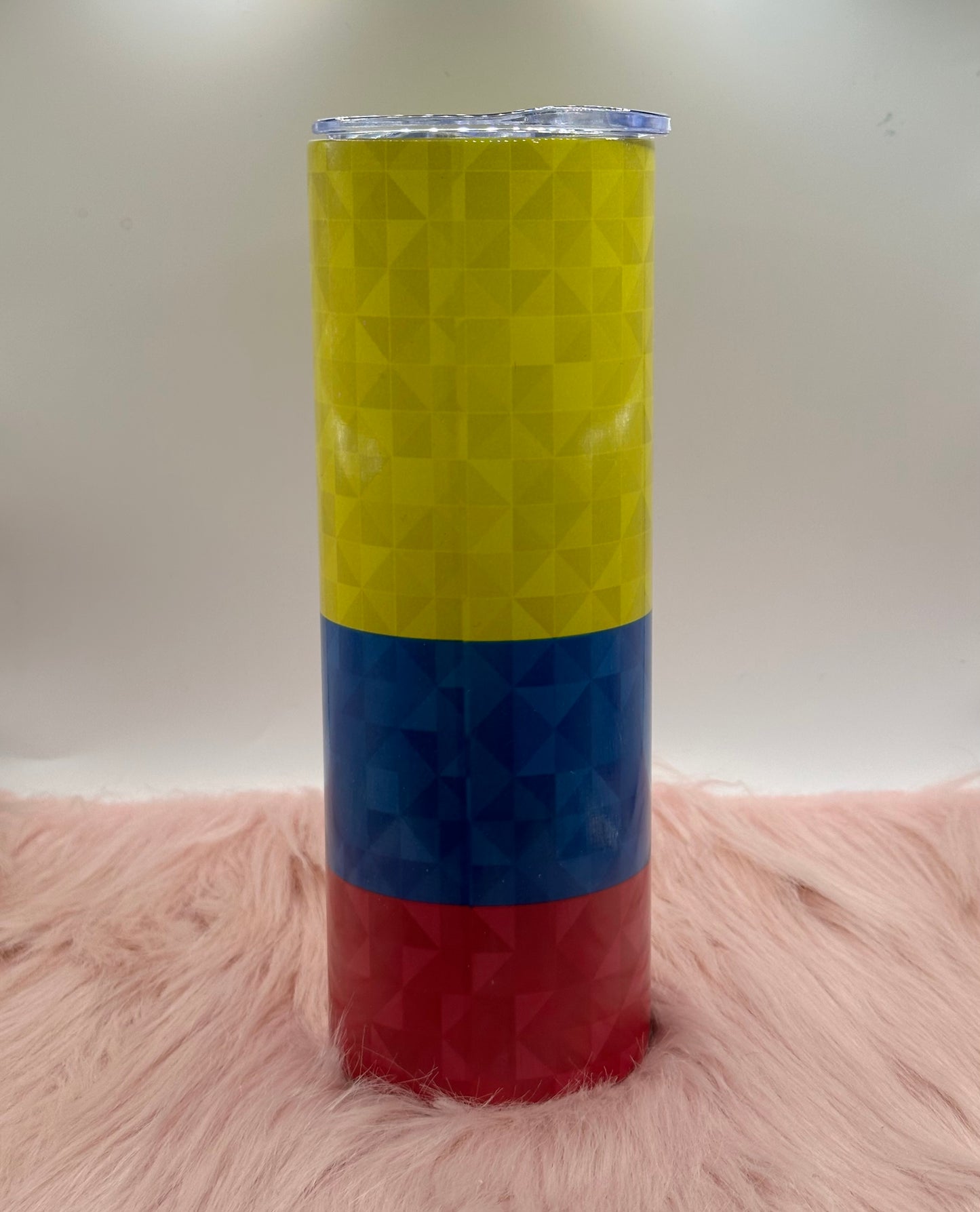 20oz Skinny Tumbler - Ecuador Flag