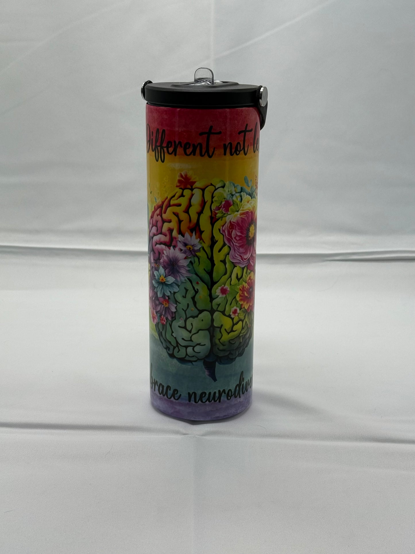 20oz Tumbler Water Bottle - Different Not Less