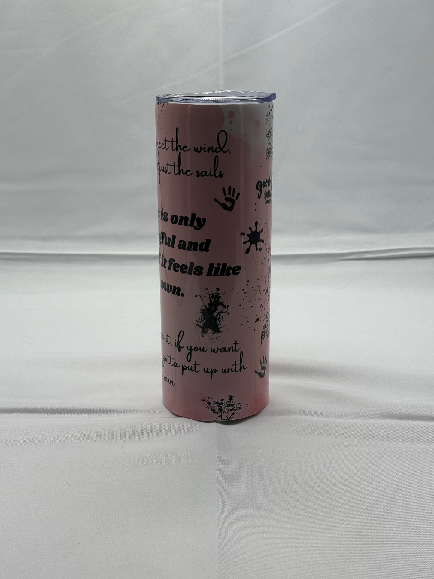 20oz Skinny Tumbler - Good Vibes Only