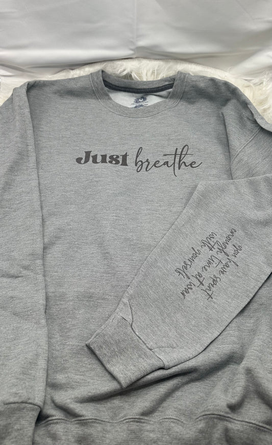 Just Breathe sweatshirt