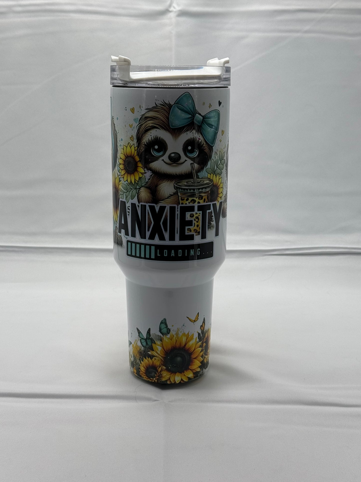 40oz Tumbler – Anxiety Loading