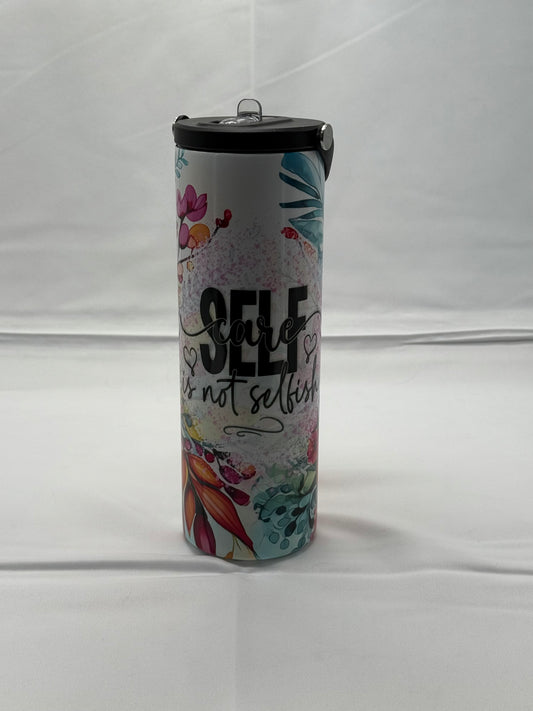 20oz Tumbler Water Bottle - Self Care Is Not Selfish