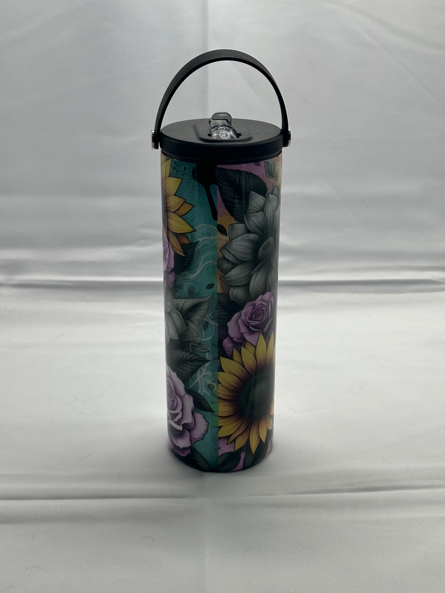 20oz Tumbler - Mental Health Skull Water Bottle