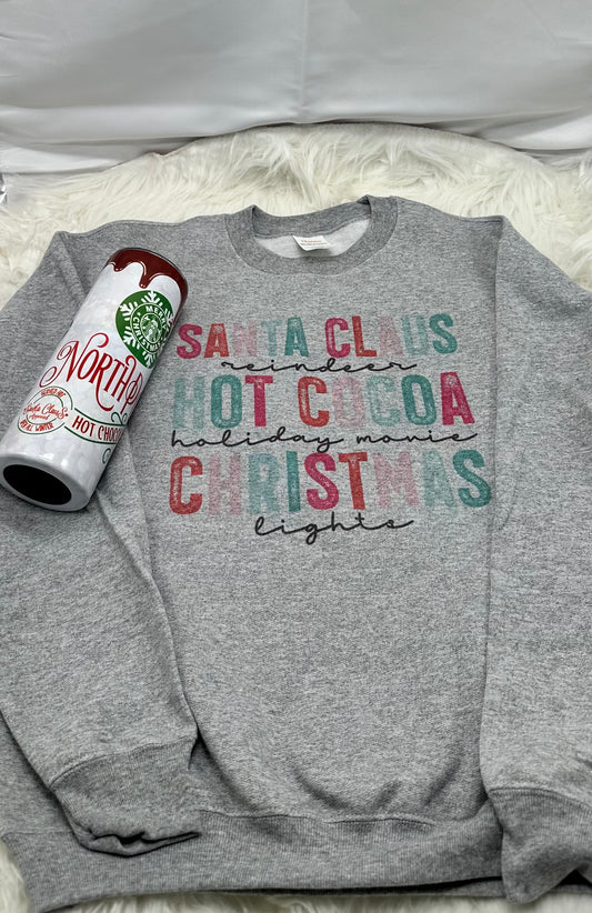 Santa Claus Hot Cocoa - Kid Sweatshirt