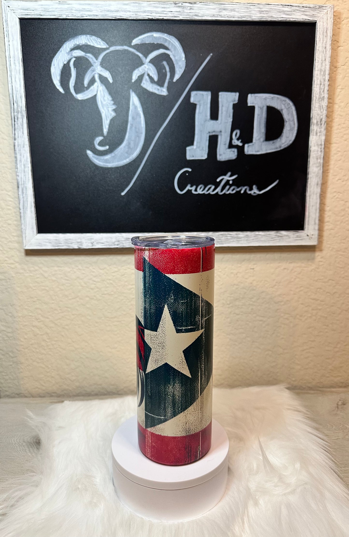 20oz - Puerto Rican Pride Rooster Tumbler