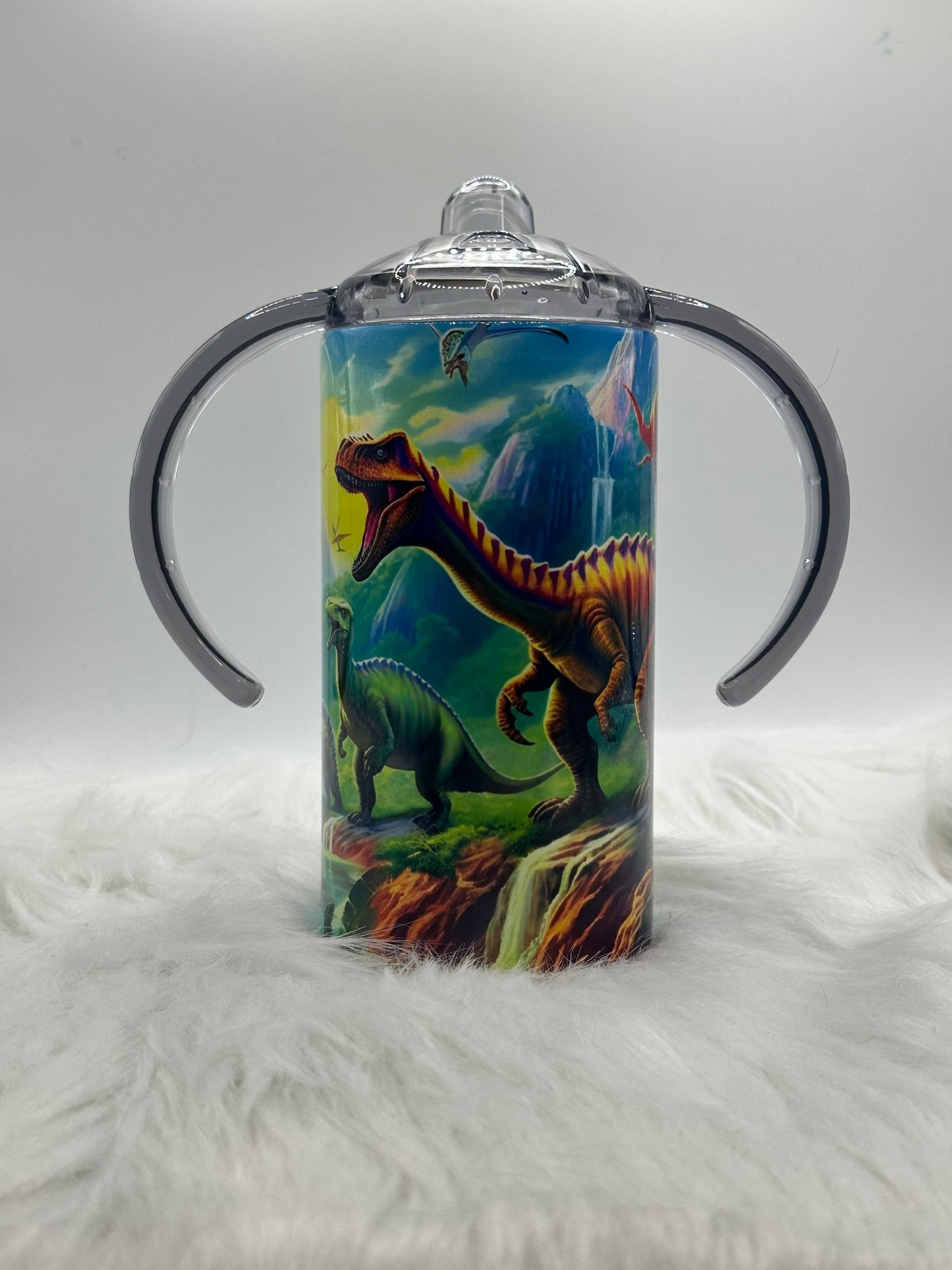 12oz Convertible Sippy Cup Tumbler - Dinosaur themed