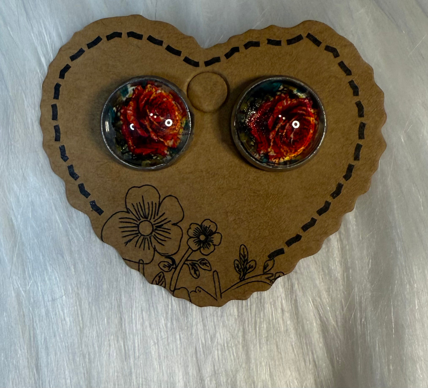 Beautiful Rose - Stud Earrings 12mm