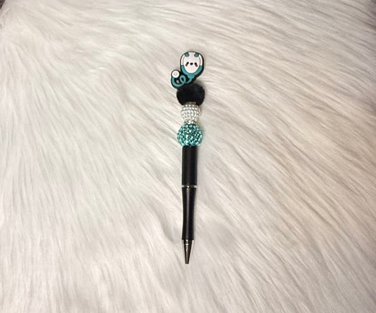 Heartbeat in Teal Pen