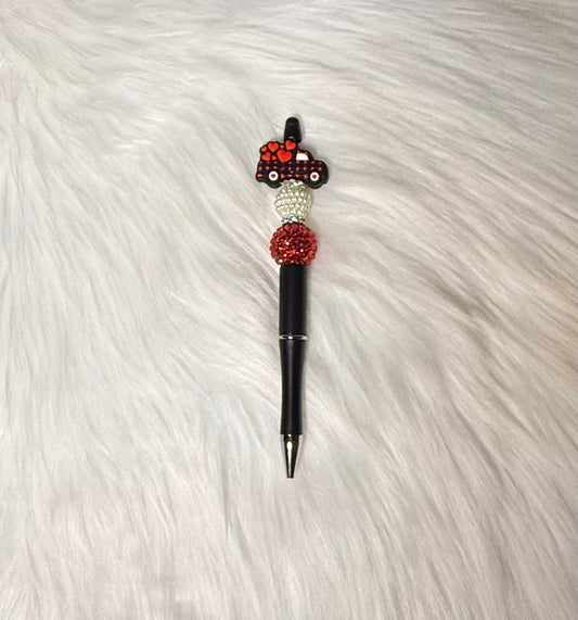 Buffalo Plaid Valentine Pen