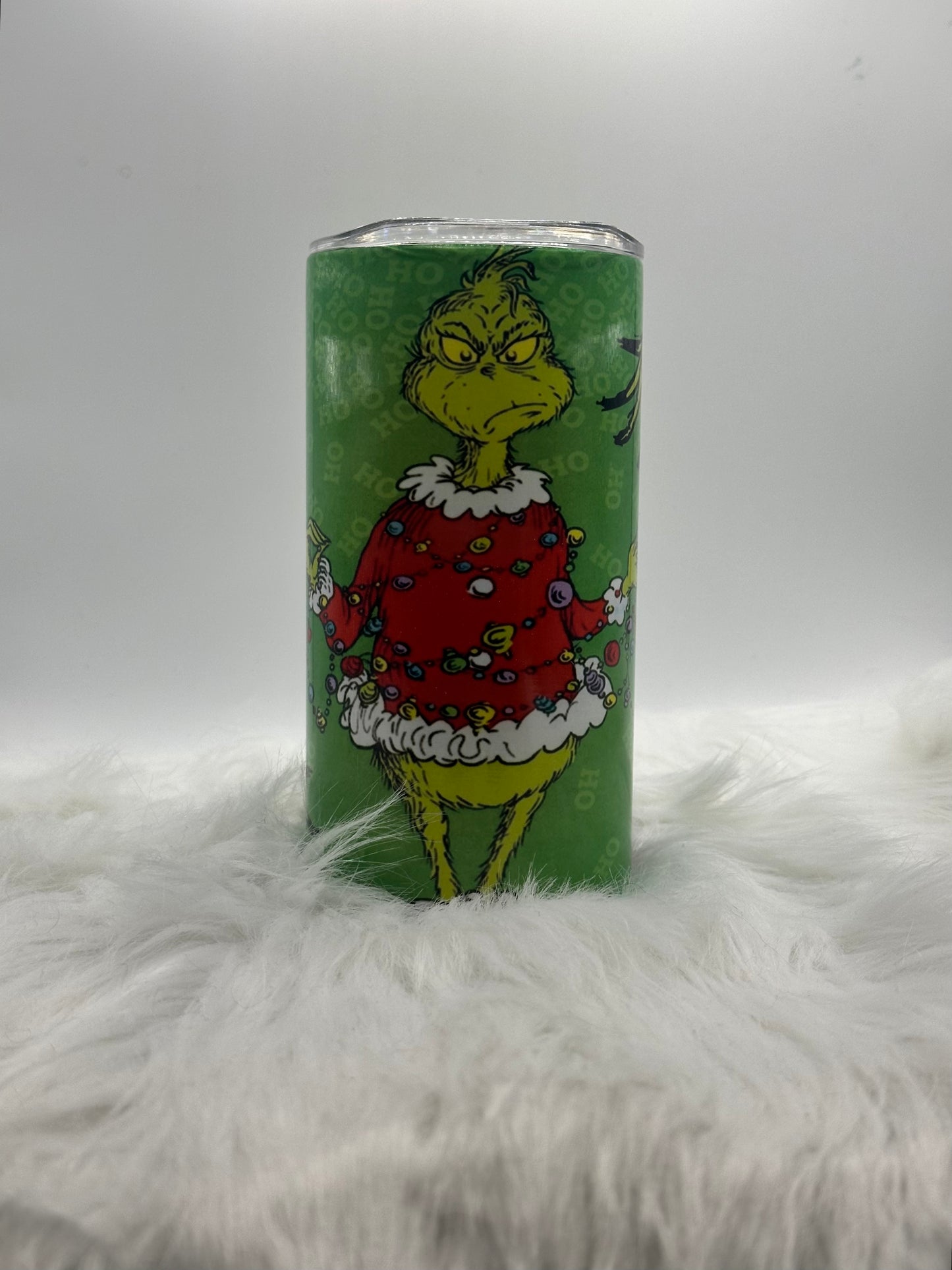 12oz Tumbler - Merry Grumpy Holiday Character