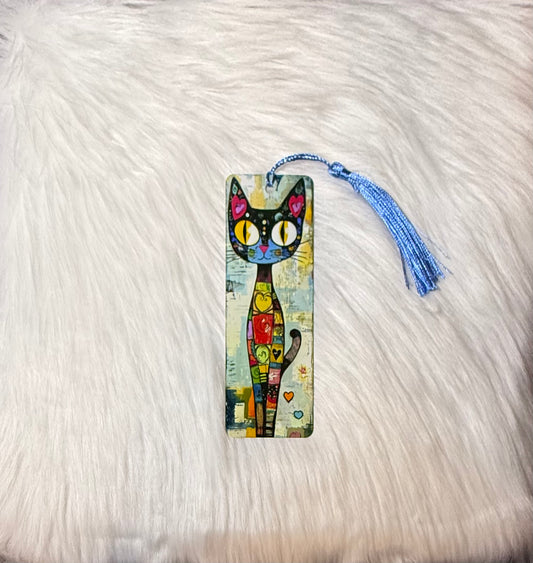 Whiskered Wonder - Bookmark