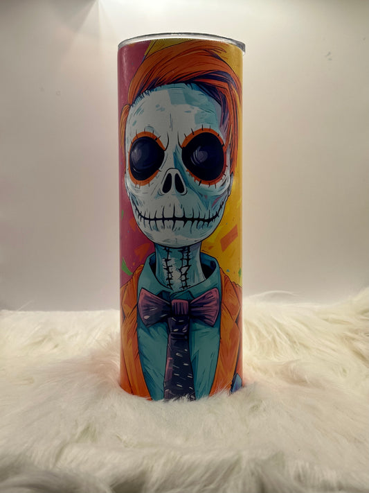 20oz Skinny Tumbler - Jack Skellington 2