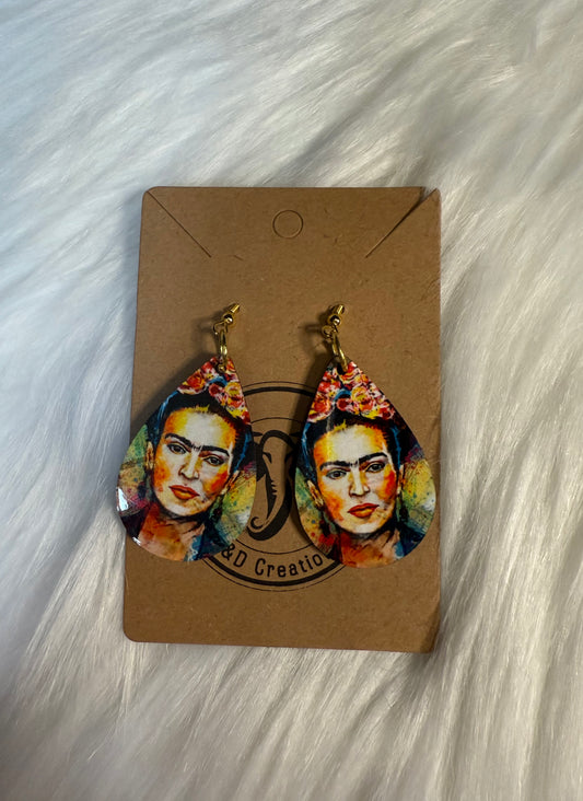 Frida Kahlo- TearDrop Earrings