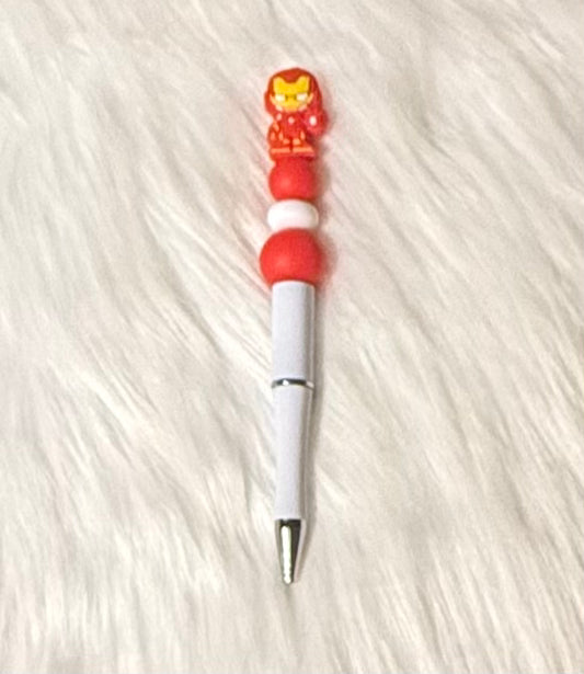 Stark Style Beaded Pen – Red & Gold Hero Edition