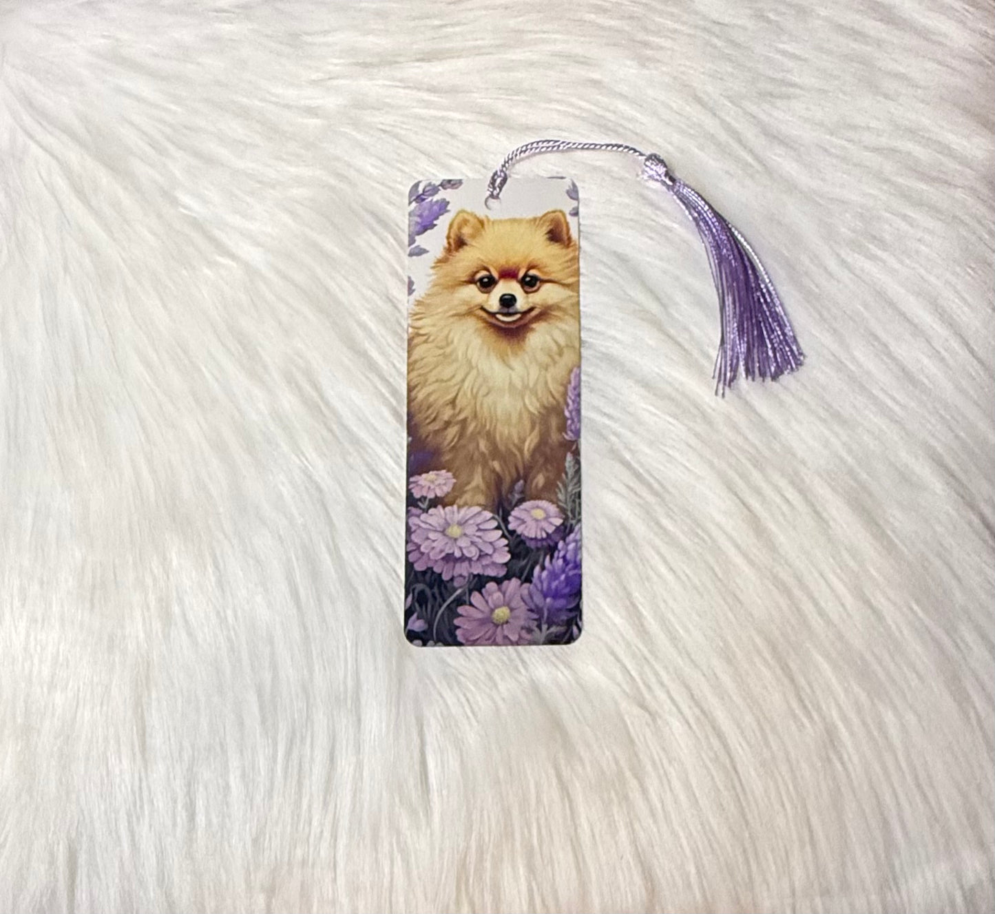Floral Pup Dreams - Bookmark