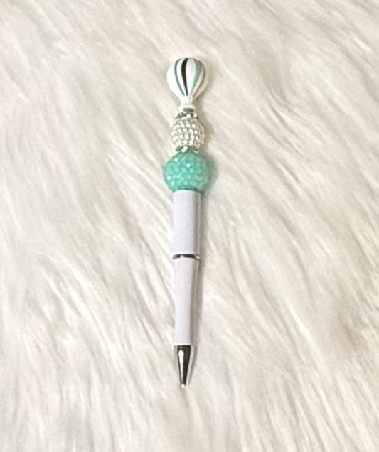 Up & Away Beaded Pen – Hot Air Balloon Theme