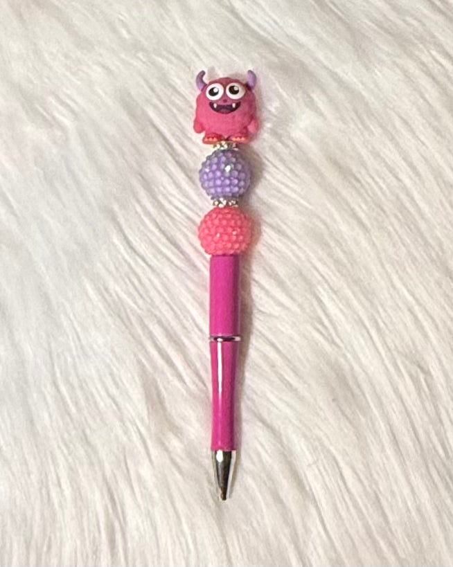 Beaded Pen – Bubblegum Beast
