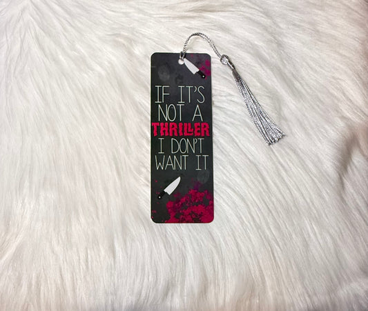 No Chill, Just Thrill - Bookmark