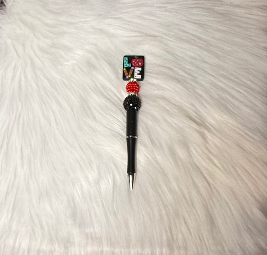 Love to Teach Beaded Pen