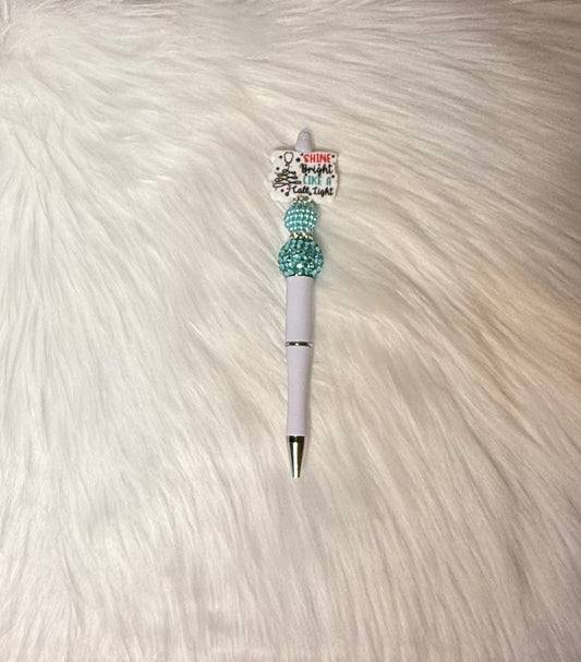 Shine Bright Beaded Pen
