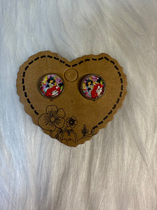 Princess themed - Stud Earrings 12mm