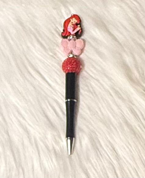 Under the Sea Beaded Pen – Ariel Design