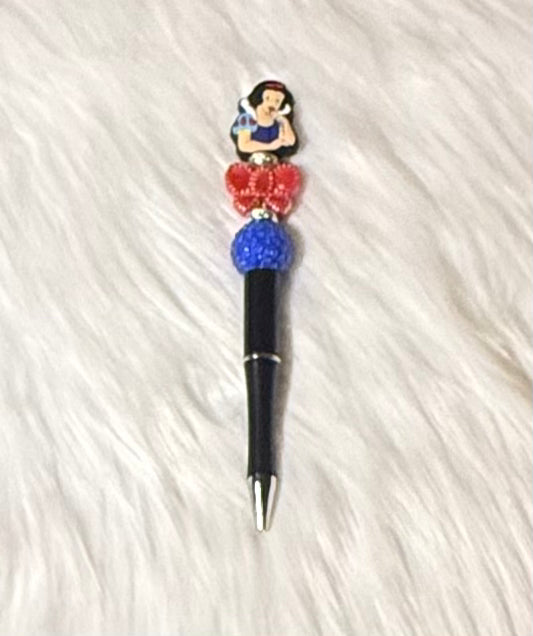 Fairest of Them All Beaded Pen – Snow White Design