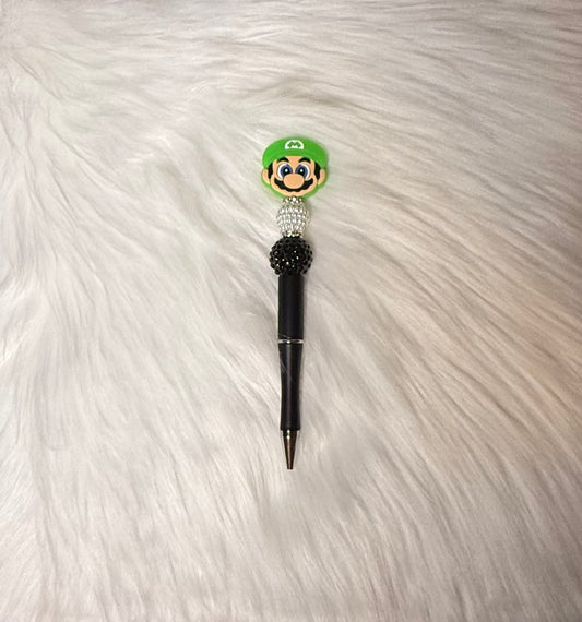 Green Player Beaded Pen – Game On Edition