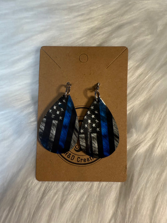 Honor & Strength - TearDrop Earrings
