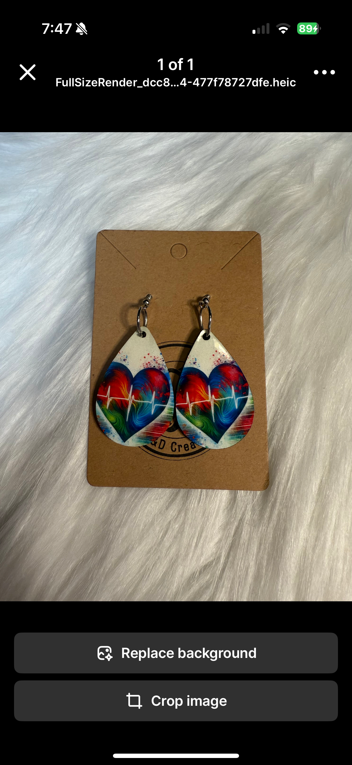 Heartbeat of Pride - TearDrop Earrings