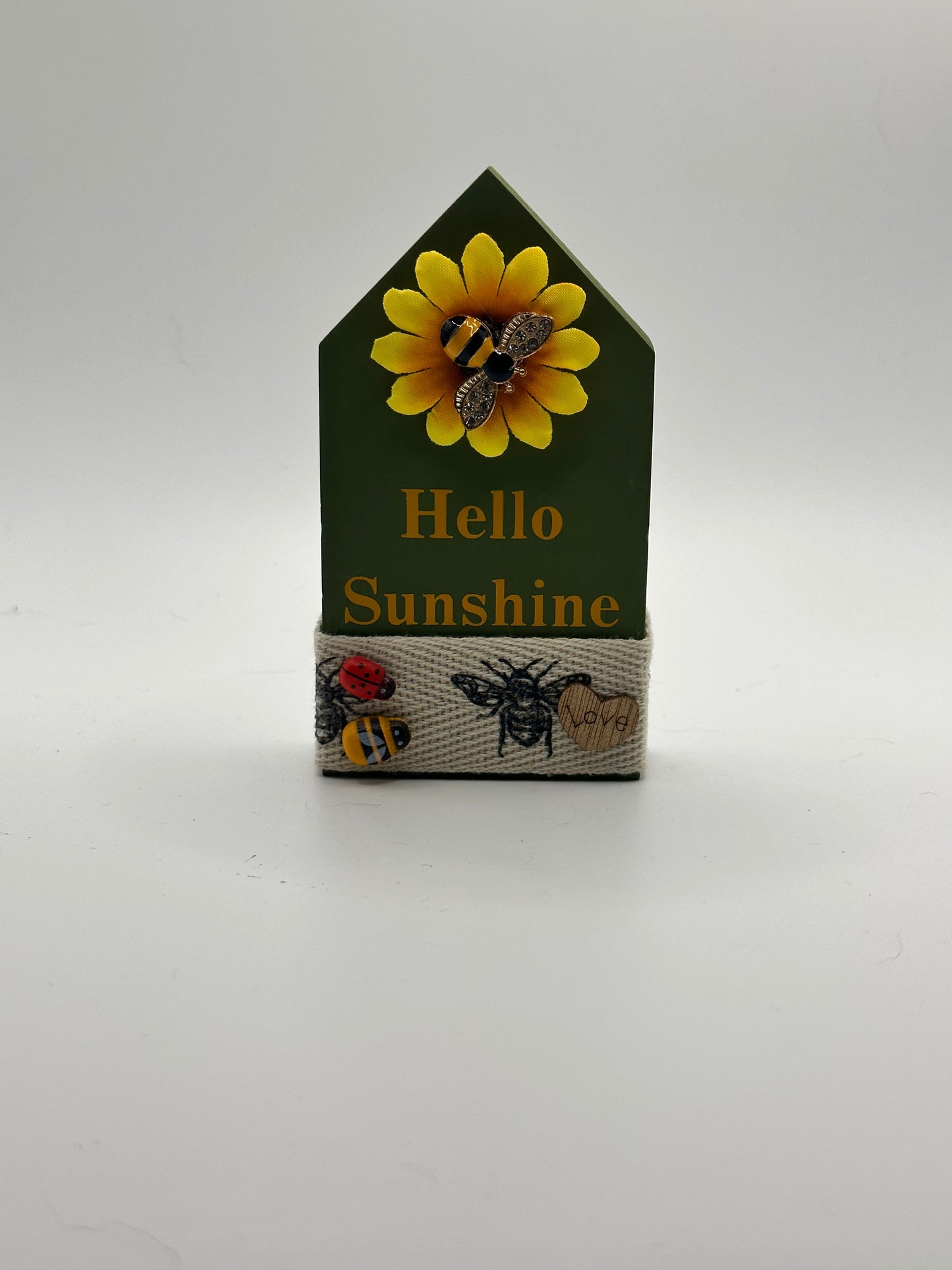 Decorative Wooden Casita - Hello Sunshine