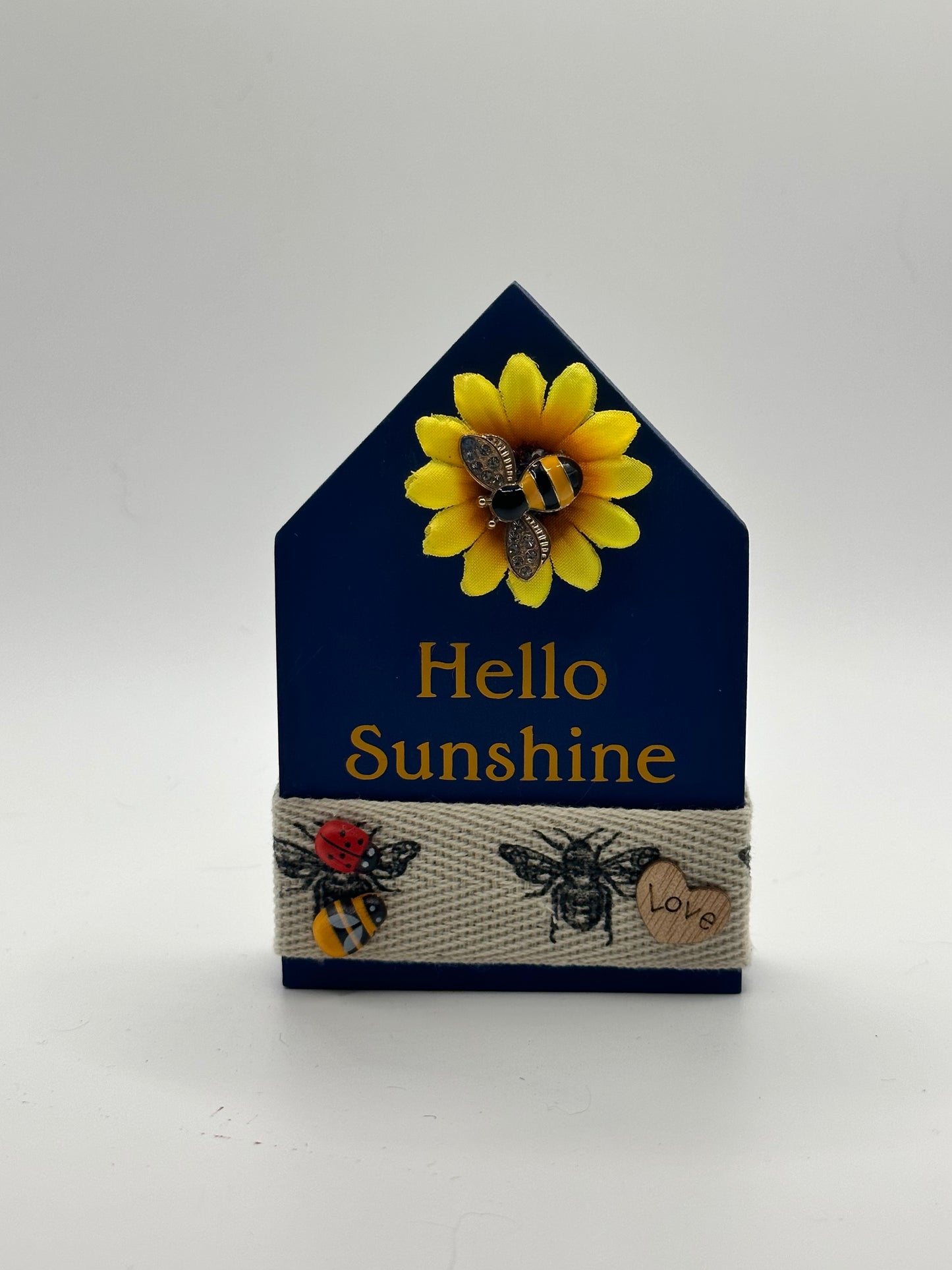 Decorative Wooden Casita - Hello Sunshine