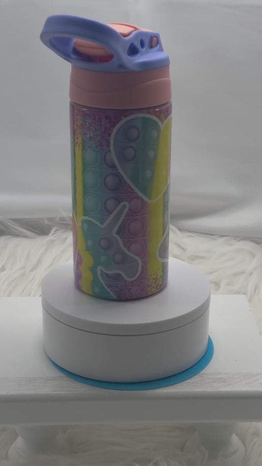 12oz Tumbler - Tumbler with a tactile fidget-inspired design reminiscent of popular sensory toys.