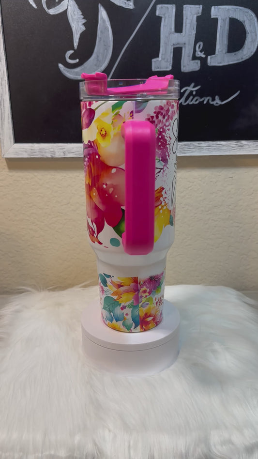 She Is Mom 40oz Tumbler - Perfect Gift for Super Moms!